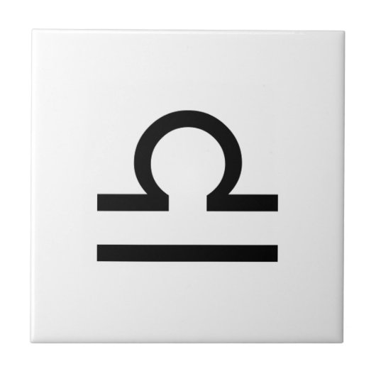 Libra Fliese (Vorderseite)