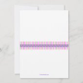 Libra Foto Geburtstagsparty Einladung (Rückseite)