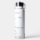 Libra Fun & Inspiring for Daily Use & Sport & Gift Trinkflasche (Hinten)