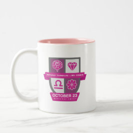 Libra Geburtstags-Emblem™ für 1.-23. Oktober Tasse