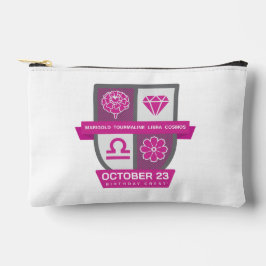 Libra Geburtstags-Emblem™ für 1.-23. Oktober Zubehörtasche