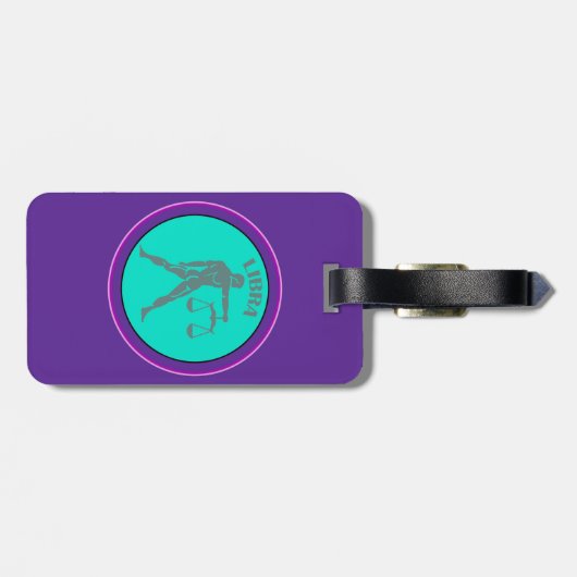 Libra-Gepäckmarke Gepäckanhänger (Rückseite horizontal)