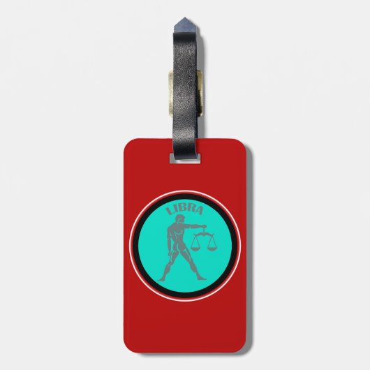Libra-Gepäckmarke Gepäckanhänger (Rückseite vertikal)