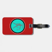 Libra-Gepäckmarke Gepäckanhänger (Rückseite horizontal)