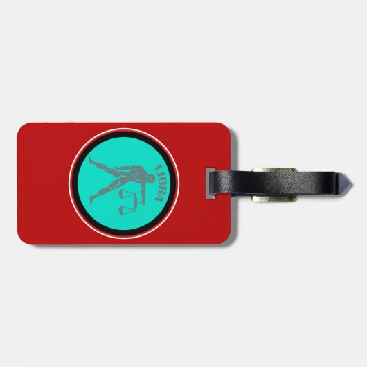 Libra-Gepäckmarke Gepäckanhänger (Rückseite horizontal)