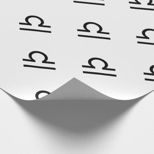 Libra Geschenkpapier (Ecke)