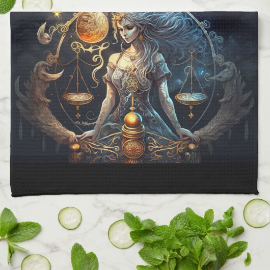 Libra Geschirrtuch (Gefaltet)