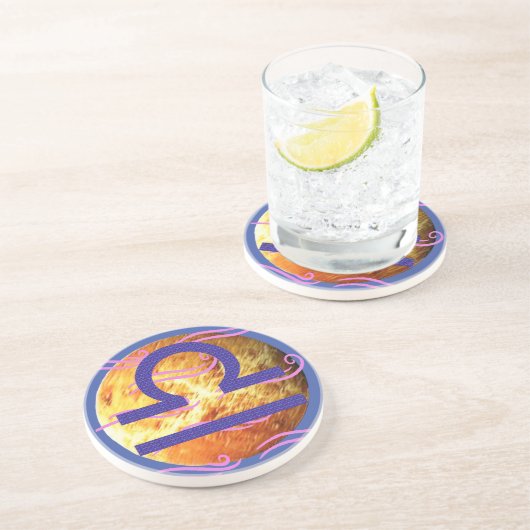 Libra Getränkeuntersetzer (Seite)