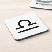 Libra Getränkeuntersetzer (Linke Seite)