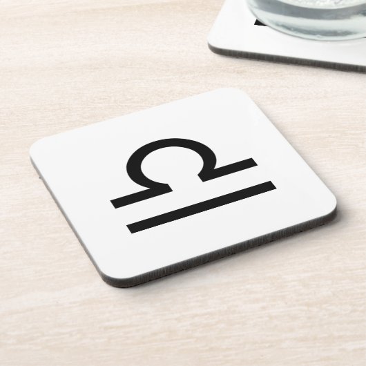 Libra Getränkeuntersetzer (Linke Seite)