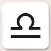 Libra Getränkeuntersetzer (Vorderseite)