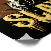 Libra Girl Birthday Diva Slay Zodiac Libra Queen Poster (Ecke)