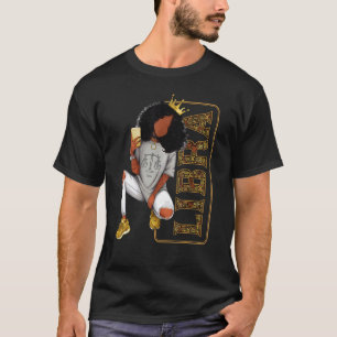Libra Girl for Black Women Melanin Afro Queen T-Shirt