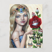 Libra Girl Postkarte (Vorderseite)