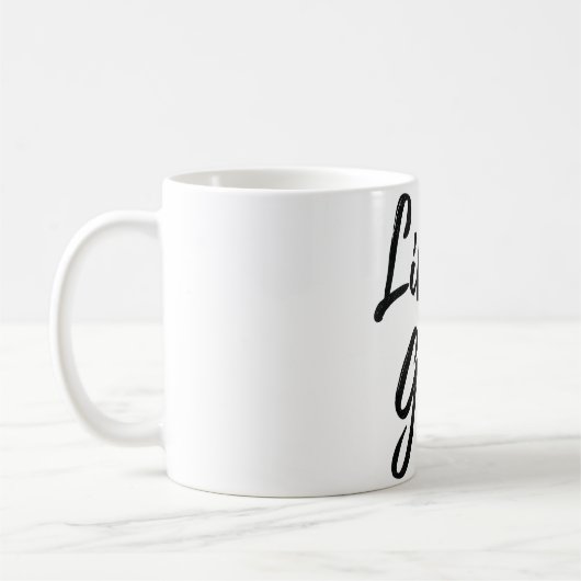 Libra Girl Zodiac Astrologisches Schildhoroskop Bi Kaffeetasse (Links)