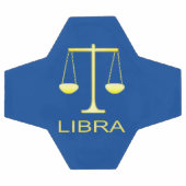 Libra Golden Scales Sign Fußball (Flach)