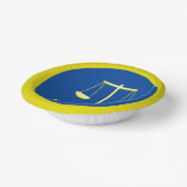 Libra Golden Scales Sign Pappteller (Gewinkelt)