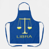 Libra Golden Scales Sign Schürze (Vorderseite)