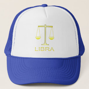 Libra Golden Scales Sign Truckerkappe