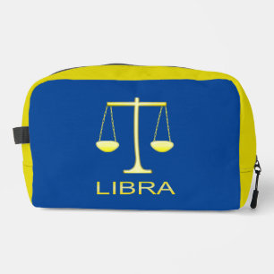 Libra Golden Scales Sign Waschbeutel