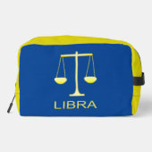 Libra Golden Scales Sign Waschbeutel (Rückseite)