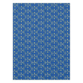 Libra Golden Scales Star Signa Gemustert Tischdecke (Vorderseite)