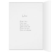Libra Grußkarte (Innen (Links))