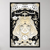 Libra Harmony and Balanced - Zodiac Poster (Vorne)