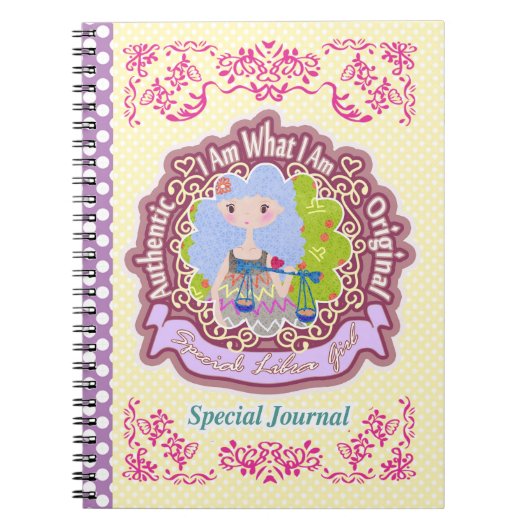 Libra Horoscope Notizblock (Vorderseite)