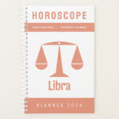 Libra Horoscope Planer (Vorderseite)