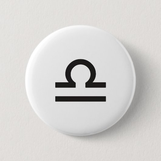 LIBRA, HOROSCOPE-SYMBOL BUTTON (Vorderseite)