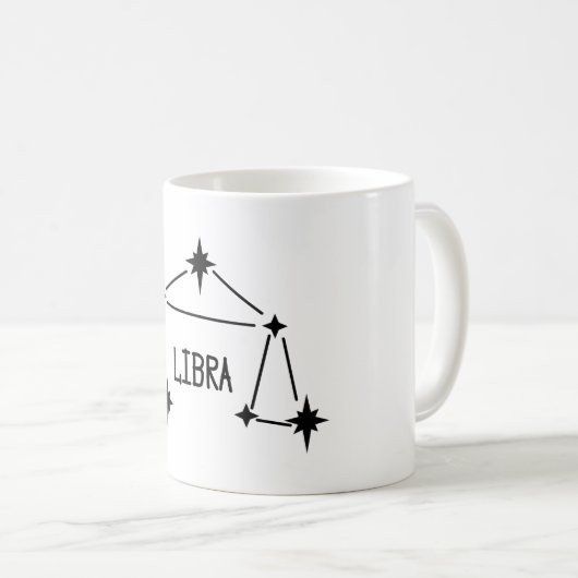 LIBRA HOROSCOPE TASSE GIFTS FÜR ALLE, GESCHENKE FÜ (VorderseiteRechts)