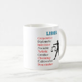 Libra Horoscope Zodiac Sign Kaffeetasse (VorderseiteRechts)