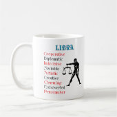 Libra Horoscope Zodiac Sign Kaffeetasse (Links)