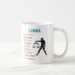 Libra Horoscope Zodiac Sign Kaffeetasse
