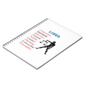 Libra Horoscope Zodiac Sign Notizblock (Linke Seite)