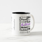 Libra-Horoskop-Astrologie Zweifarbige Tasse (VorderseiteRechts)