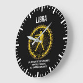 Libra - Horoskop, Funny Zodiac Sign Spaß Große Wanduhr (Winkel)