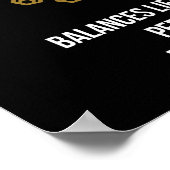 Libra - Horoskop, Funny Zodiac Sign Spaß Poster (Ecke)