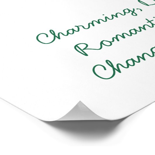 Libra - Horoskop für Mädchen Poster (Ecke)