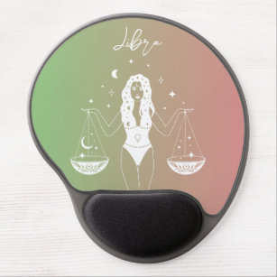 Libra-Horoskop-Sternzeichen Gel Mousepad