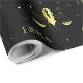 Libra-Horoskop-Sternzeichen Geschenkpapier (Rolleneckpunkt)
