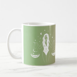 Libra-Horoskop-Sternzeichen Kaffeetasse