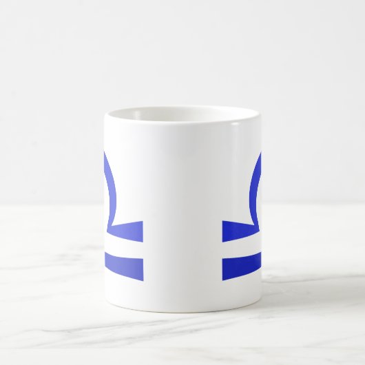 Libra in blau kaffeetasse (Mittel)