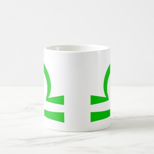 Libra in grün kaffeetasse (Mittel)