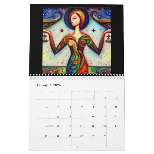 Libra Kalender (Jan 2026)