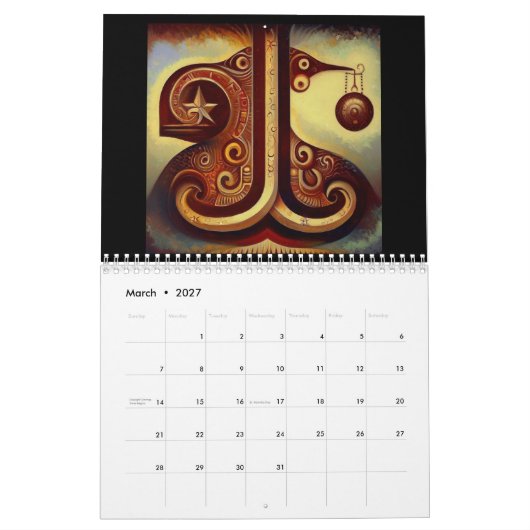 Libra Kalender (Mär 2027)