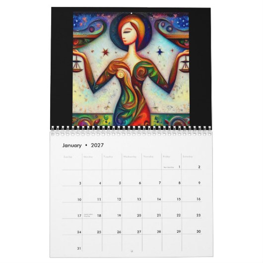 Libra Kalender (Jan 2027)