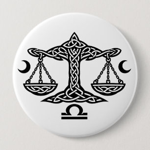 Libra keltisches Mondwaagen-Siegel   BurnsInHell T Button