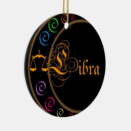Libra Keramik Ornament (Rechts)